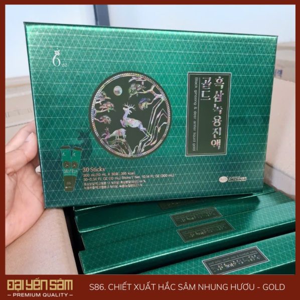 Hắc Hồng Sâm Nhug Hươu