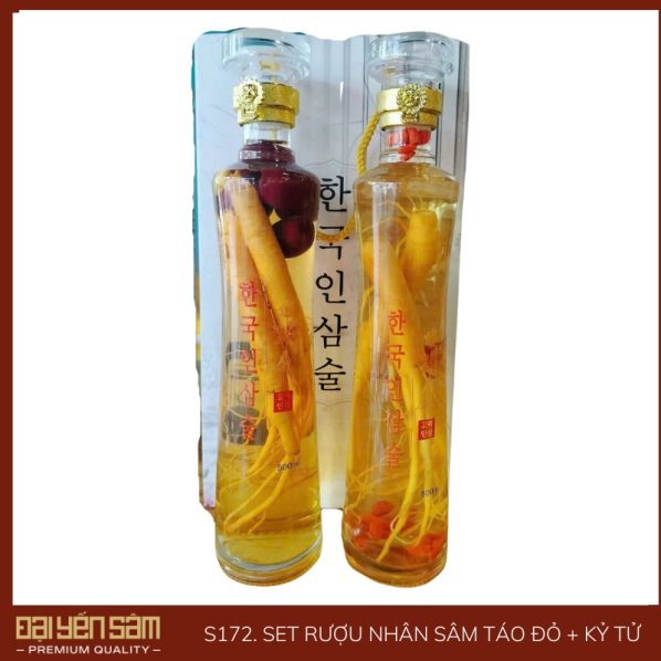 Rượu sâm táo đỏ kỷ tử